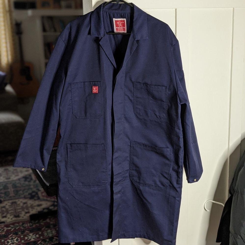 Vintage utility-blazer jacket
